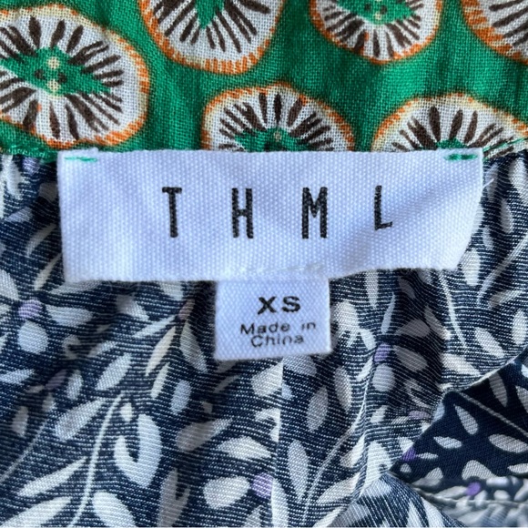 •THML• Patterned Sleeveless Boho Blouse - Size XS - Picture 2 of 8
